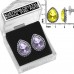 E101LM Antiqued Silver Lt Mint Tear Drop Crystal Earrings 106385